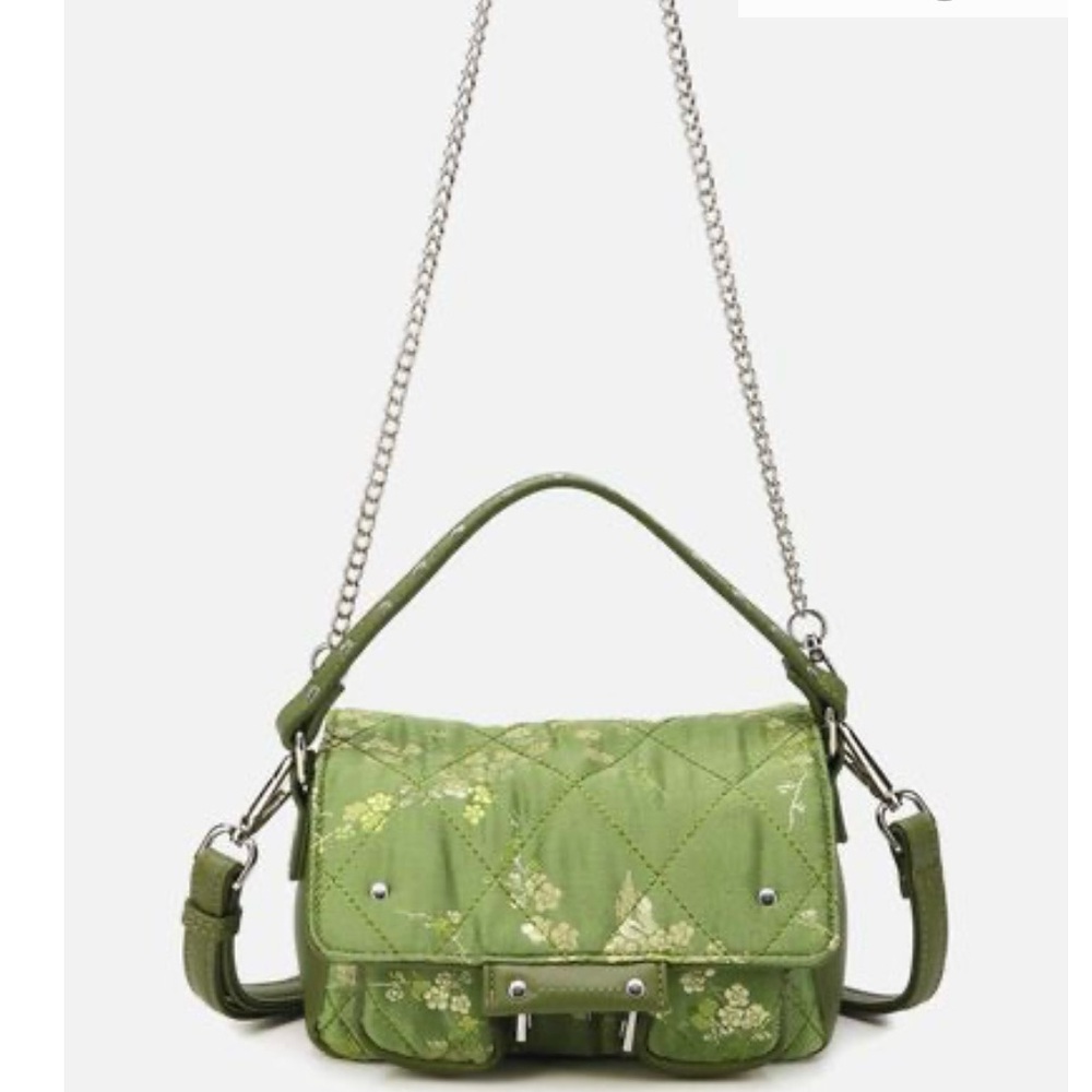 Núnoo Small Honey Flower Bag Green